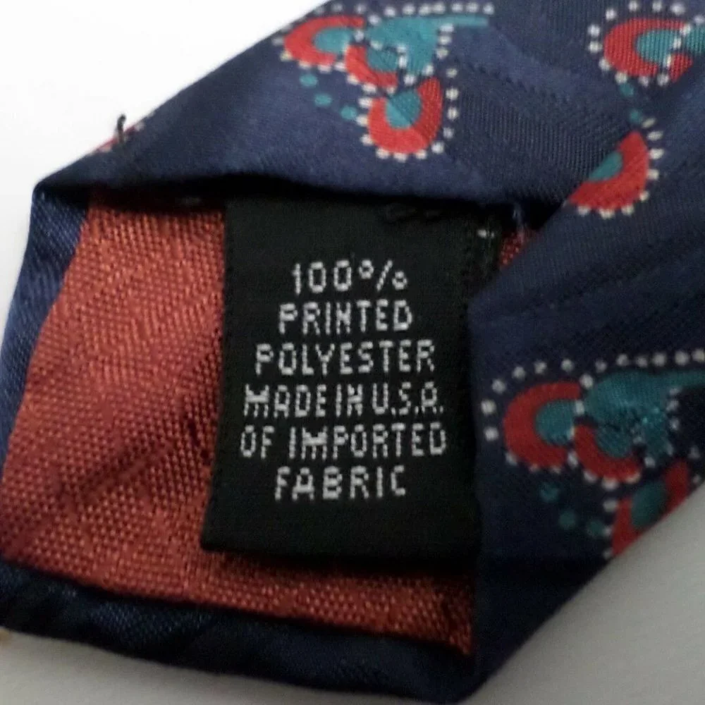 CHRISTIAN DIOR Monsieur Blue Tie Made in the USA